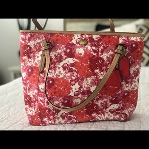 Coach Pink Spring Tote